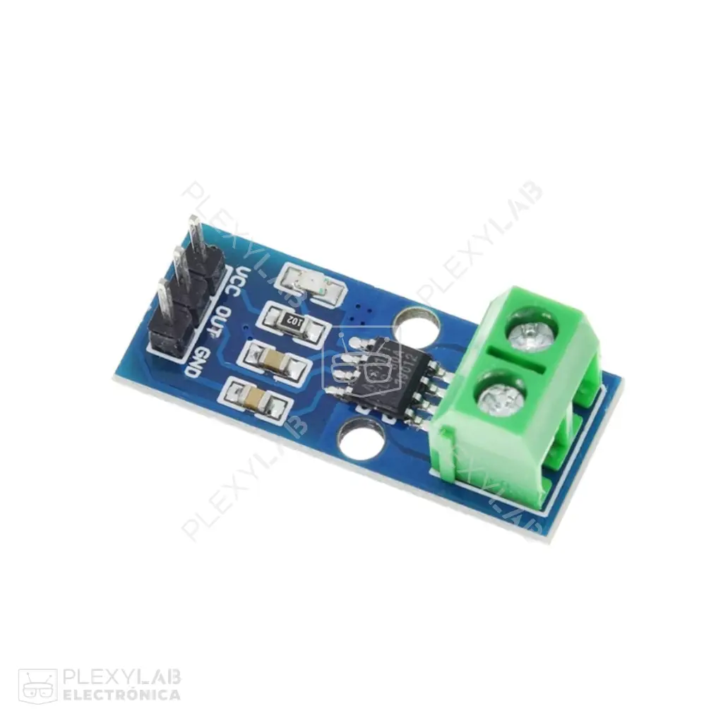 Módulo sensor de corriente ACS712 | PLEXYLAB